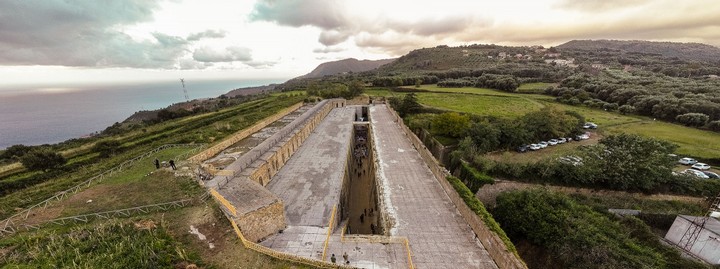 vista aerea Forte Siacci